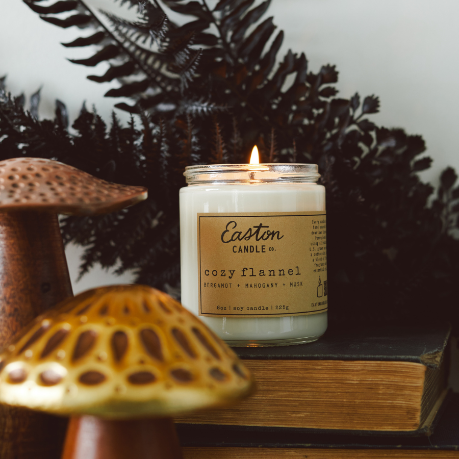 Cozy Flannel 8oz Candle