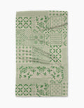 Blossoming Bandanna Green Tea Towel