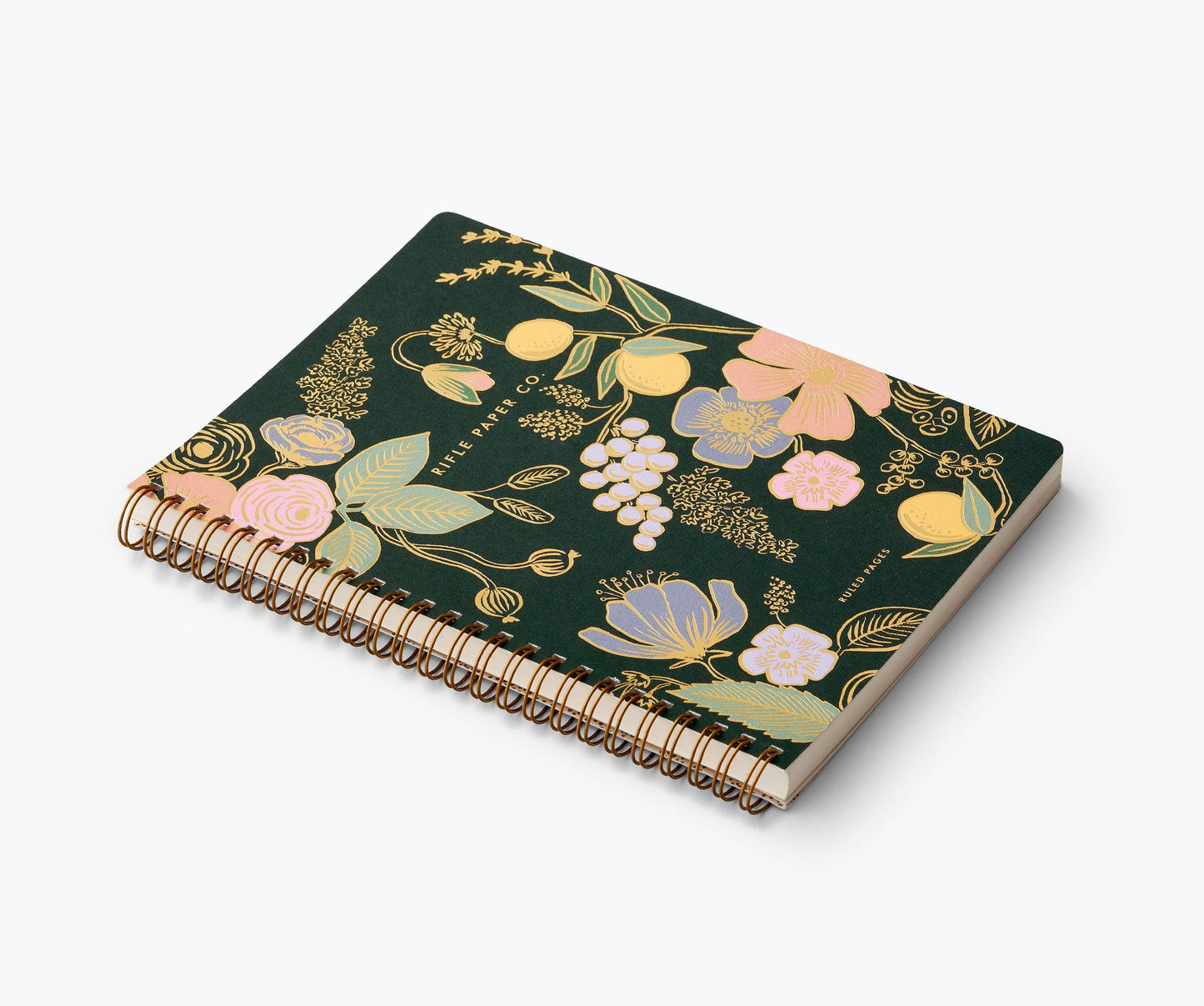 Spiral Notebook - Dark Floral Colette