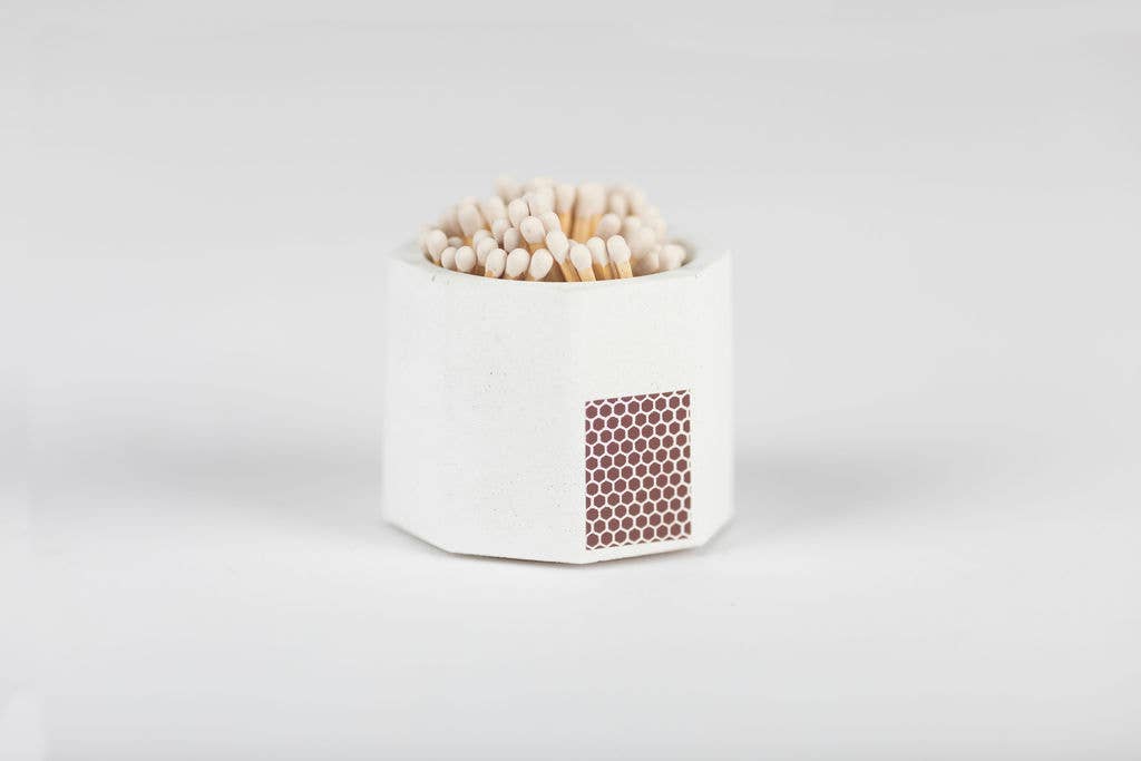 White Match Holder