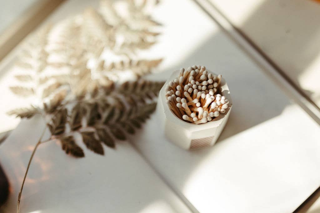 White Match Holder