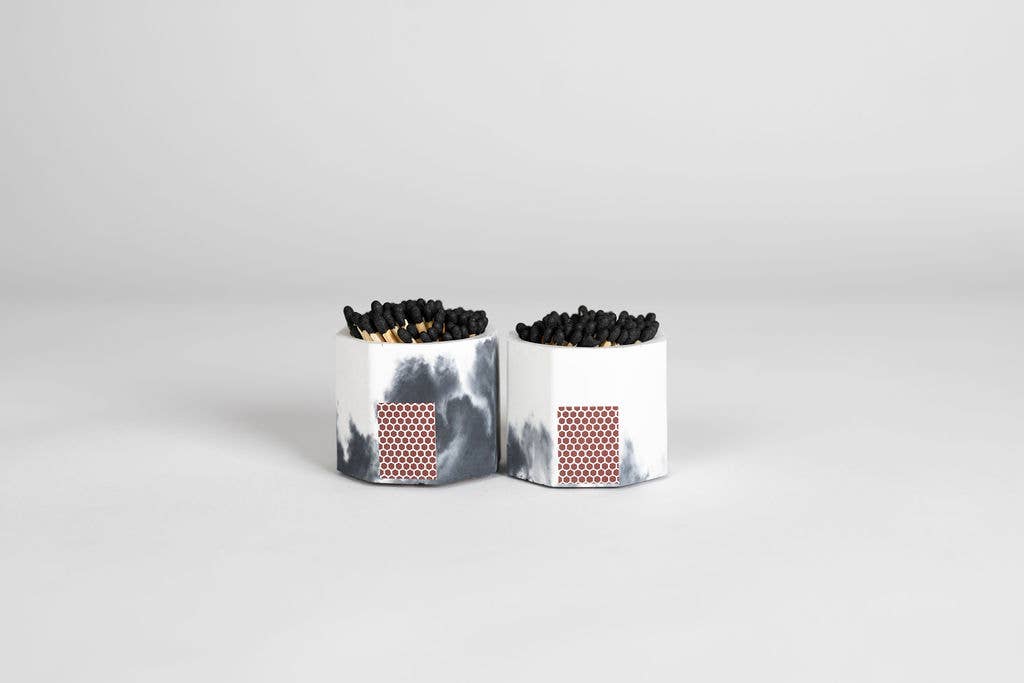 Black & White Match Holder