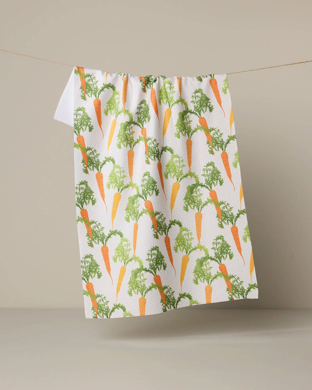 Happy Carrots Tea Towel