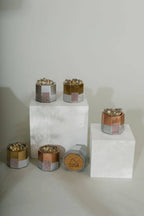 Painted Silver Match Holder