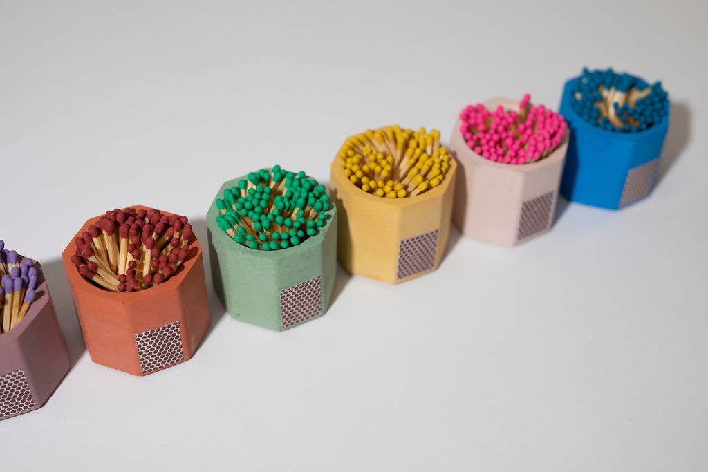 Blue Match Holder