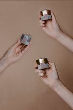 Painted Silver Match Holder