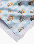 Picnic Plaid Blue Tea Towel
