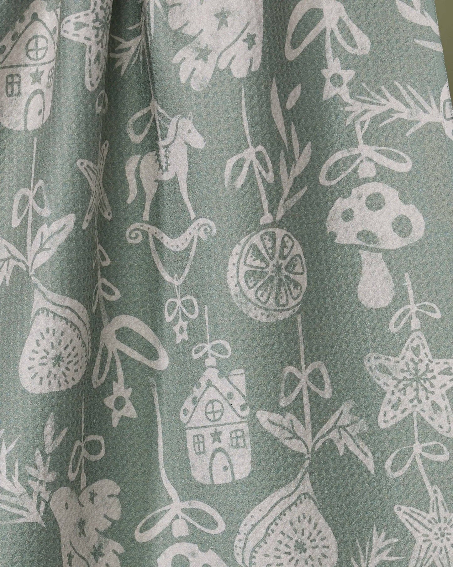 Cozy Ornaments Tea Towel