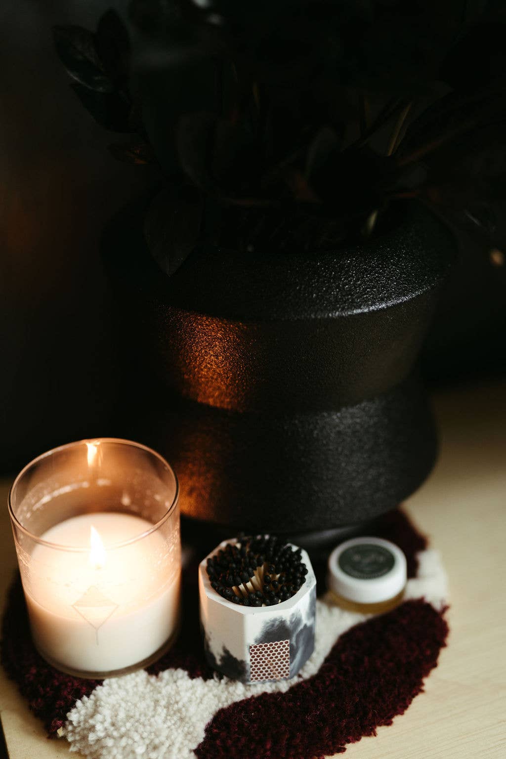 Black Match Holder