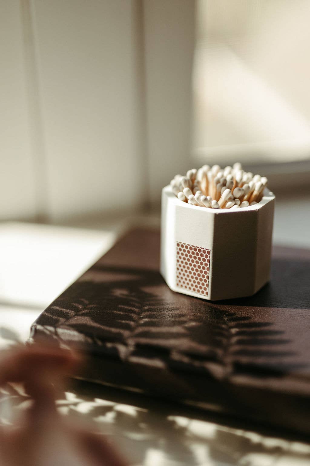 White Match Holder