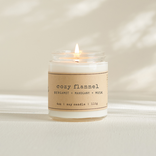 Cozy Flannel 4oz Candle