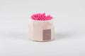 Pink & White Match Holder