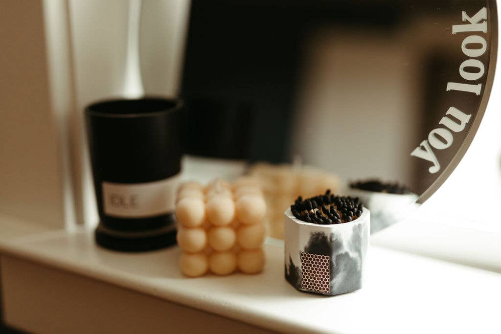 Black Match Holder