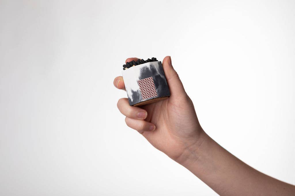 Black & White Match Holder
