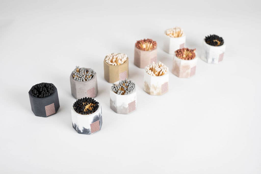 White Match Holder