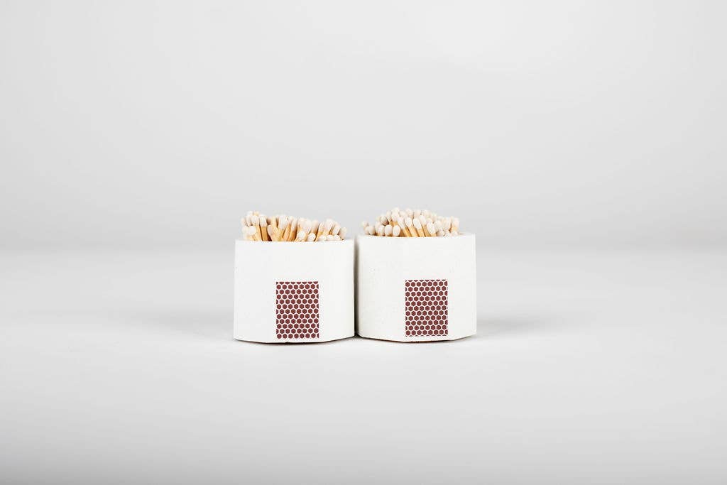 White Match Holder