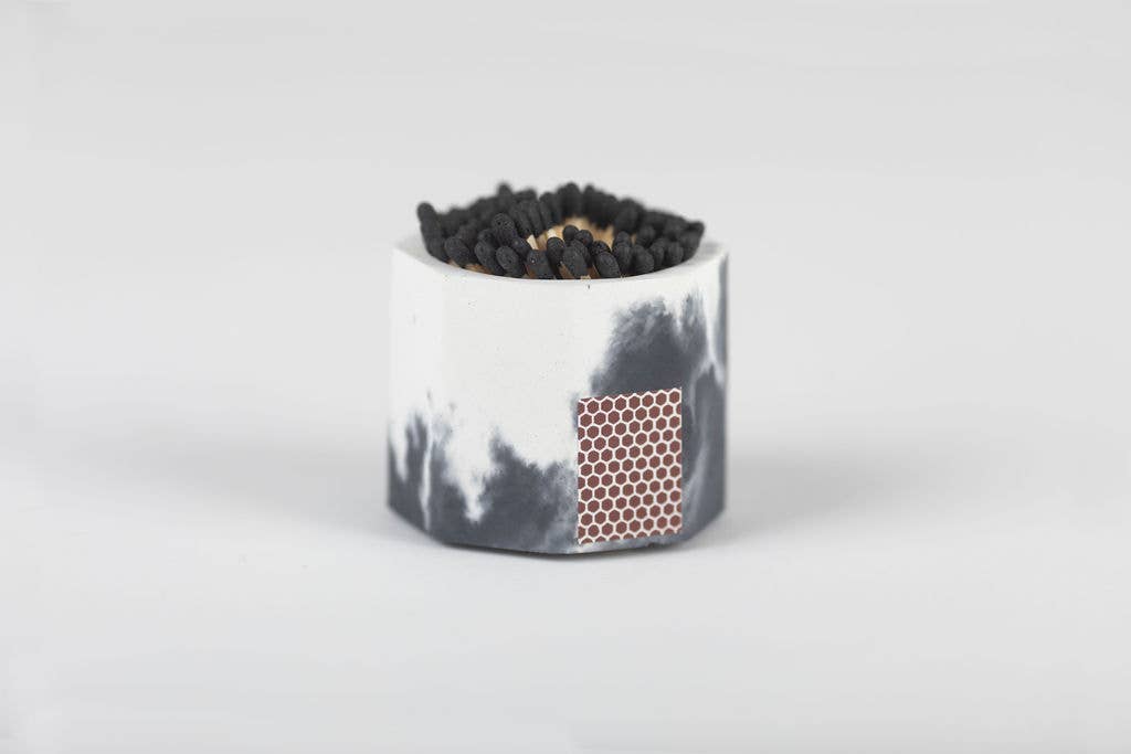 Black & White Match Holder