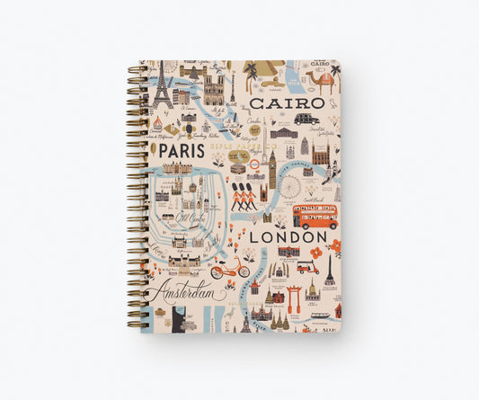 Spiral Notebook - Bon Voyage