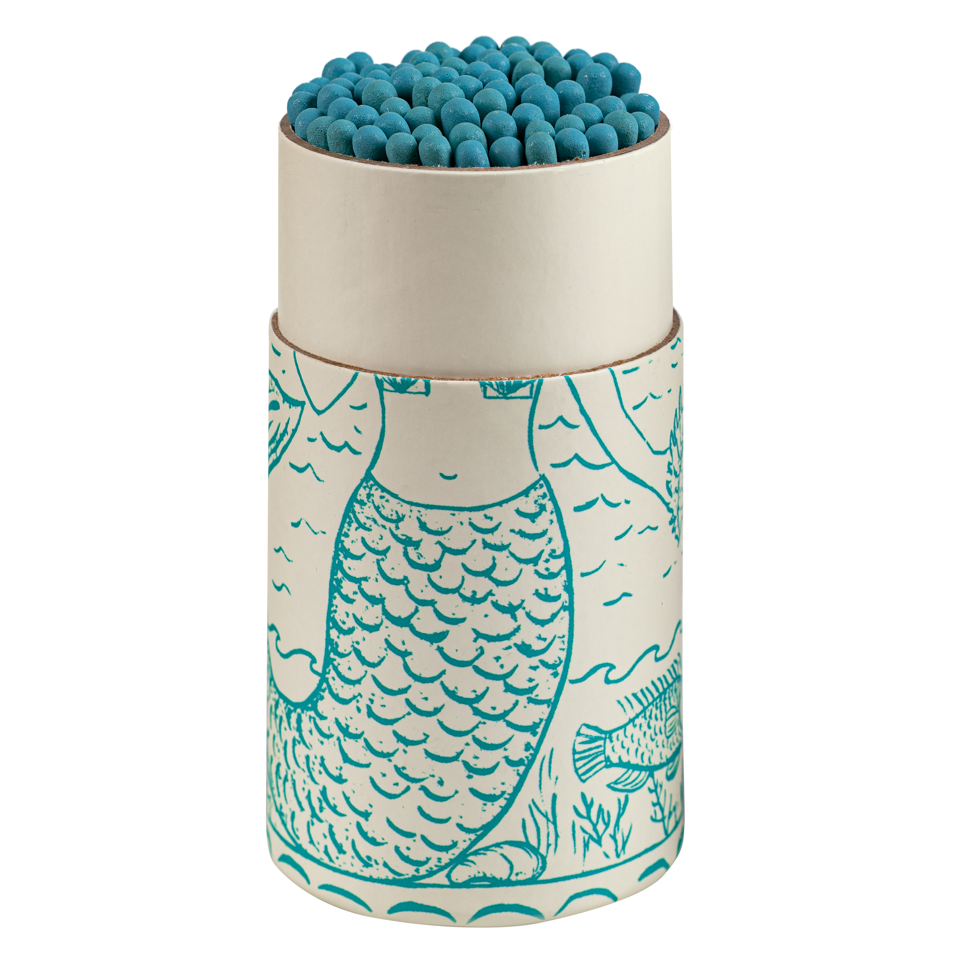 Cylinder Matches - Mermaid