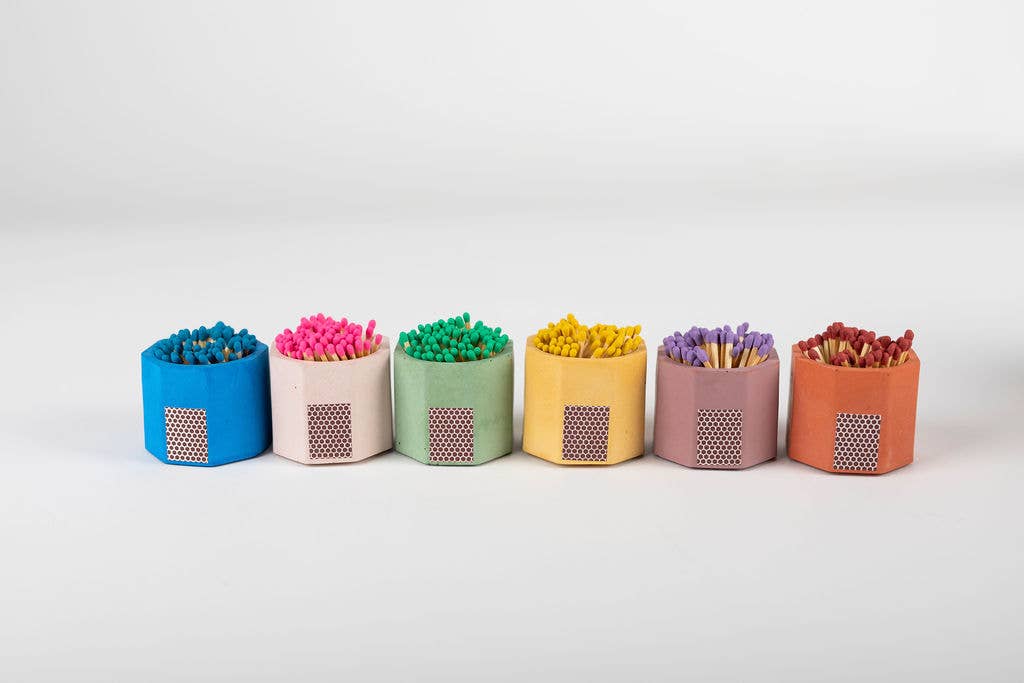 Blue Match Holder